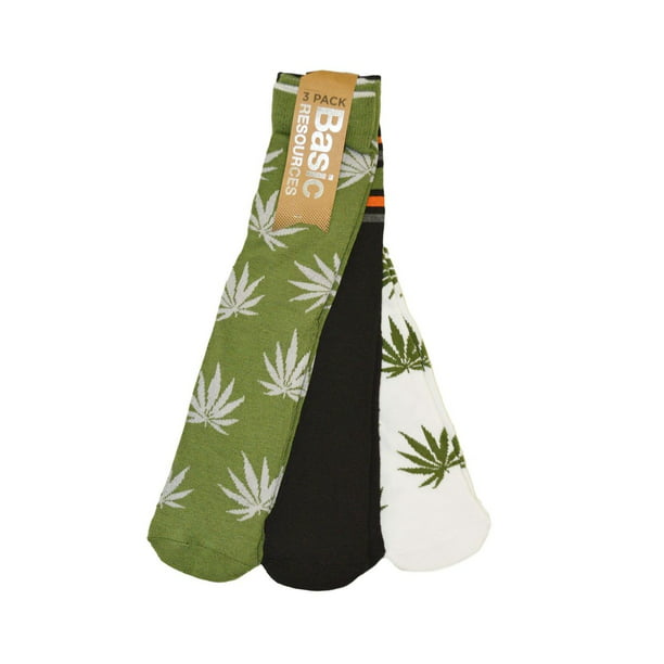 High Quality Men Cotton Socks Fashion Marijuana leaf Casual Long Weed Sock 7-12 